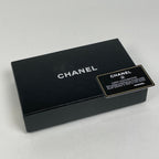 Chanel CC Logo Trifold Wallet Caviar Leather Black — view 9