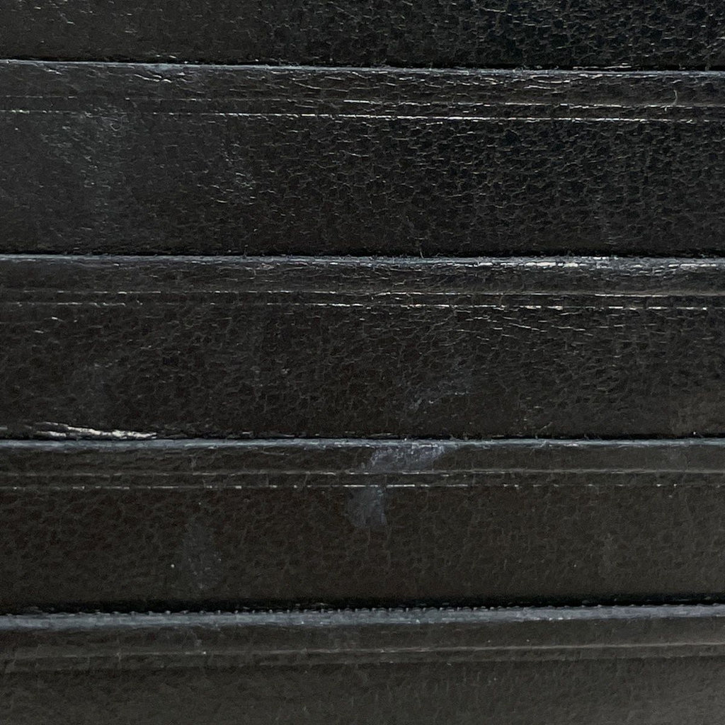Chanel CC Logo Trifold Wallet Caviar Leather Black — view 5