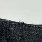 Chanel CC Logo Trifold Wallet Caviar Leather Black — view 6
