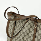 Gucci GG Pattern Tote Beige Brown — view 4