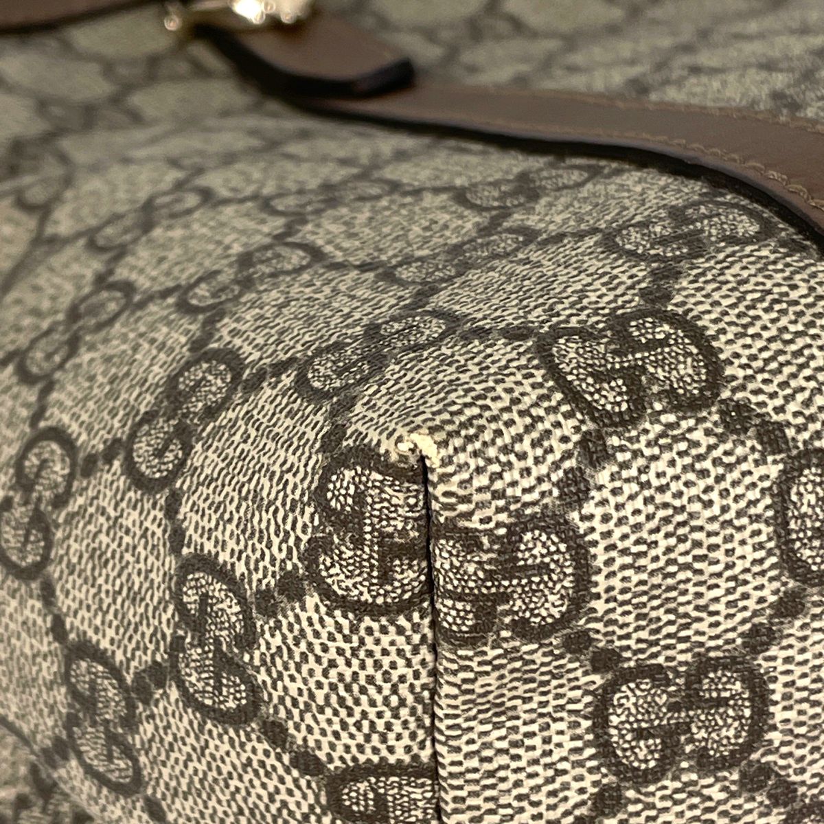 Gucci GG Pattern Tote Beige Brown — view 3