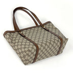 Gucci GG Pattern Tote Beige Brown — view 2