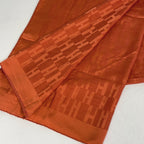 Hermes Grand Ash Shawl Logo Silk Wool Scarf — view 2