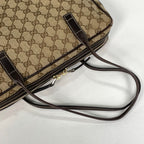 Gucci GG Pattern Handbag Canvas Brown — view 5