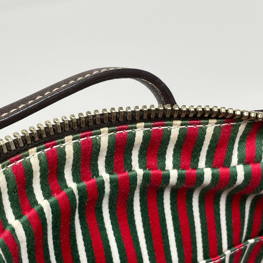 Gucci GG Pattern Handbag Canvas Brown — view 6