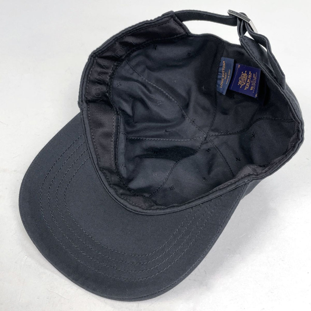 Louis Vuitton Cap Only LV Baseball Cap Hat Cap Cotton Black — view 3