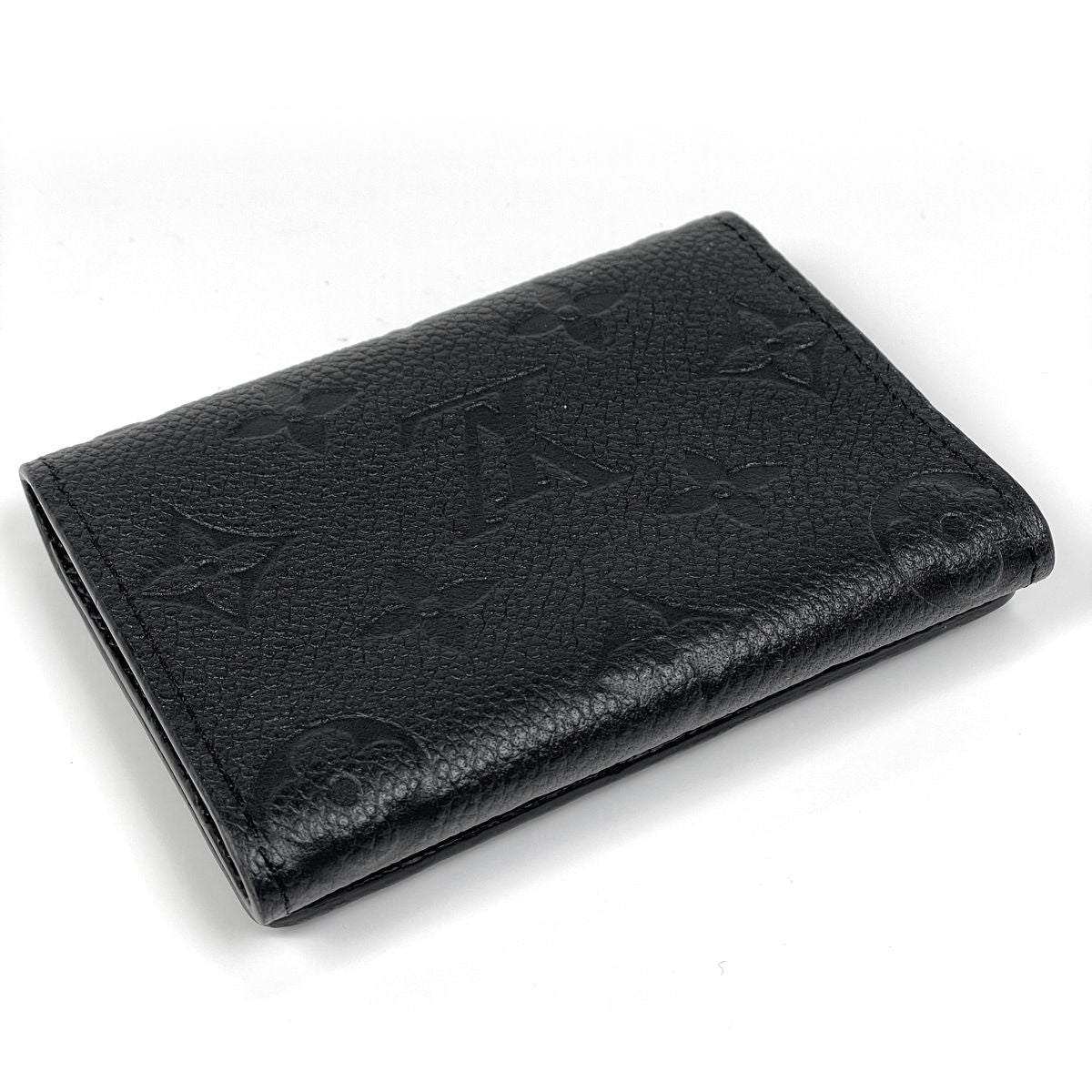 Louis Vuitton Business Card Holder Case Monogram Empreinte Noir — view 2