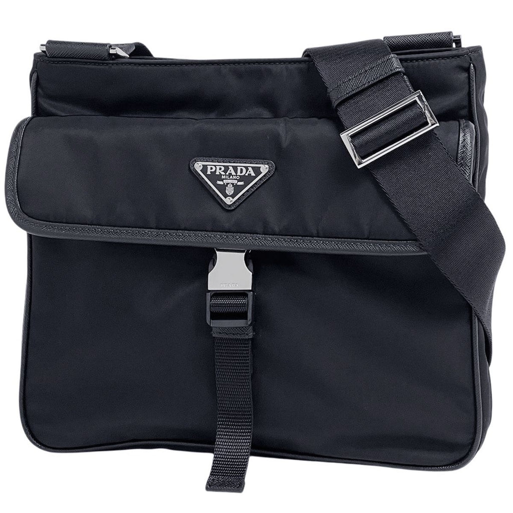 Prada Re-Nylon Shoulder Bag Tessuto Nylon Nero