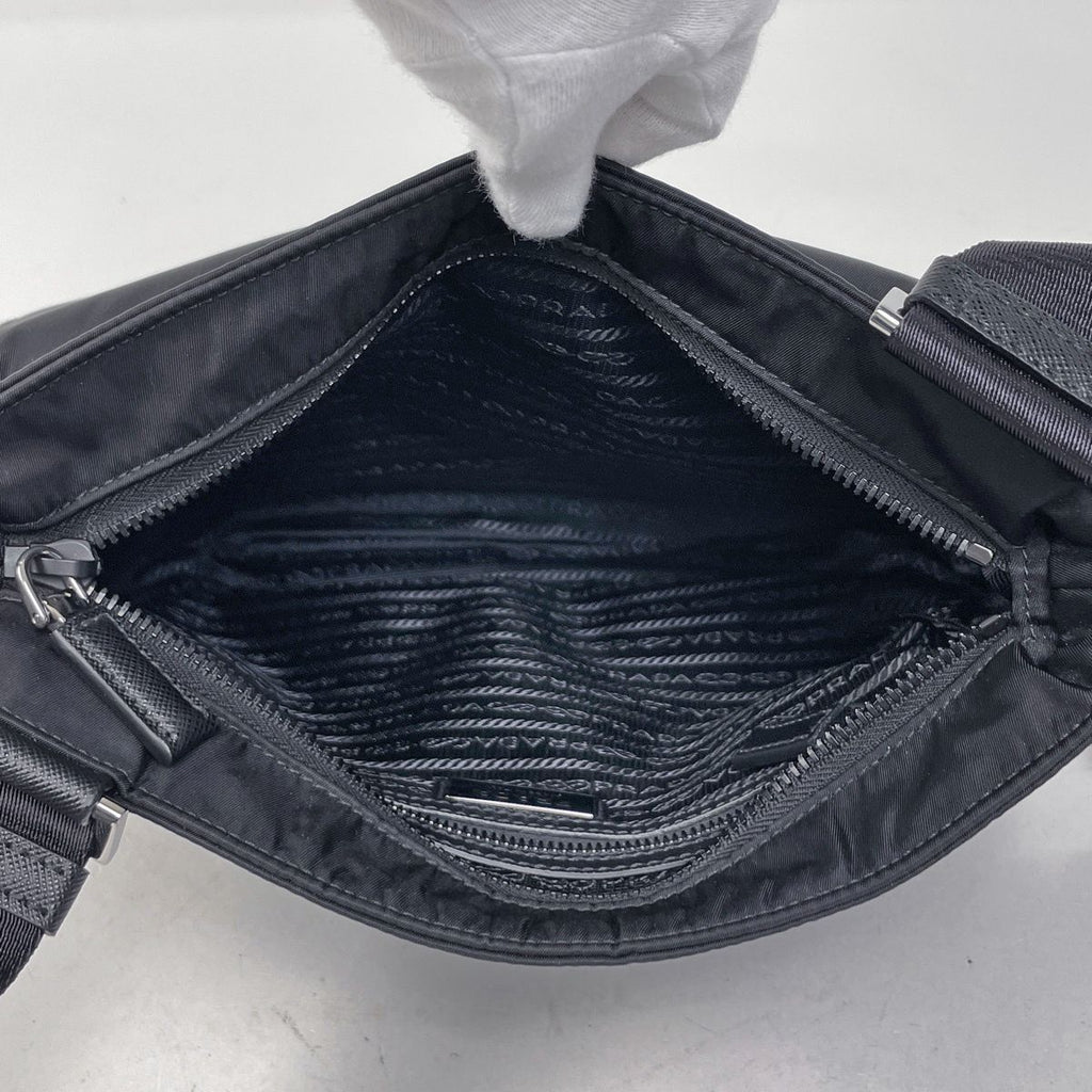 Prada Re-Nylon Shoulder Bag Tessuto Nylon Nero — view 8