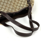 Gucci GG Pattern Tote Abbey Canvas Beige Brown — view 6