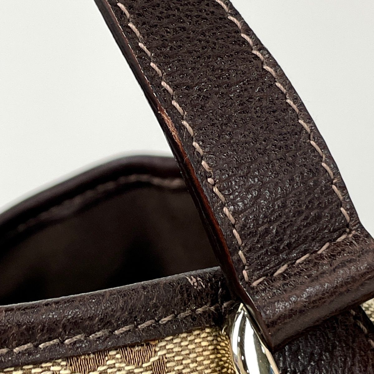 Gucci GG Pattern Tote Abbey Canvas Beige Brown — view 5