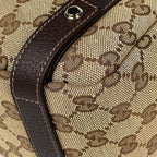 Gucci GG Pattern Tote Abbey Canvas Beige Brown — view 3