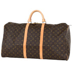 Louis Vuitton Keepall 60 Boston Bag Monogram Brown