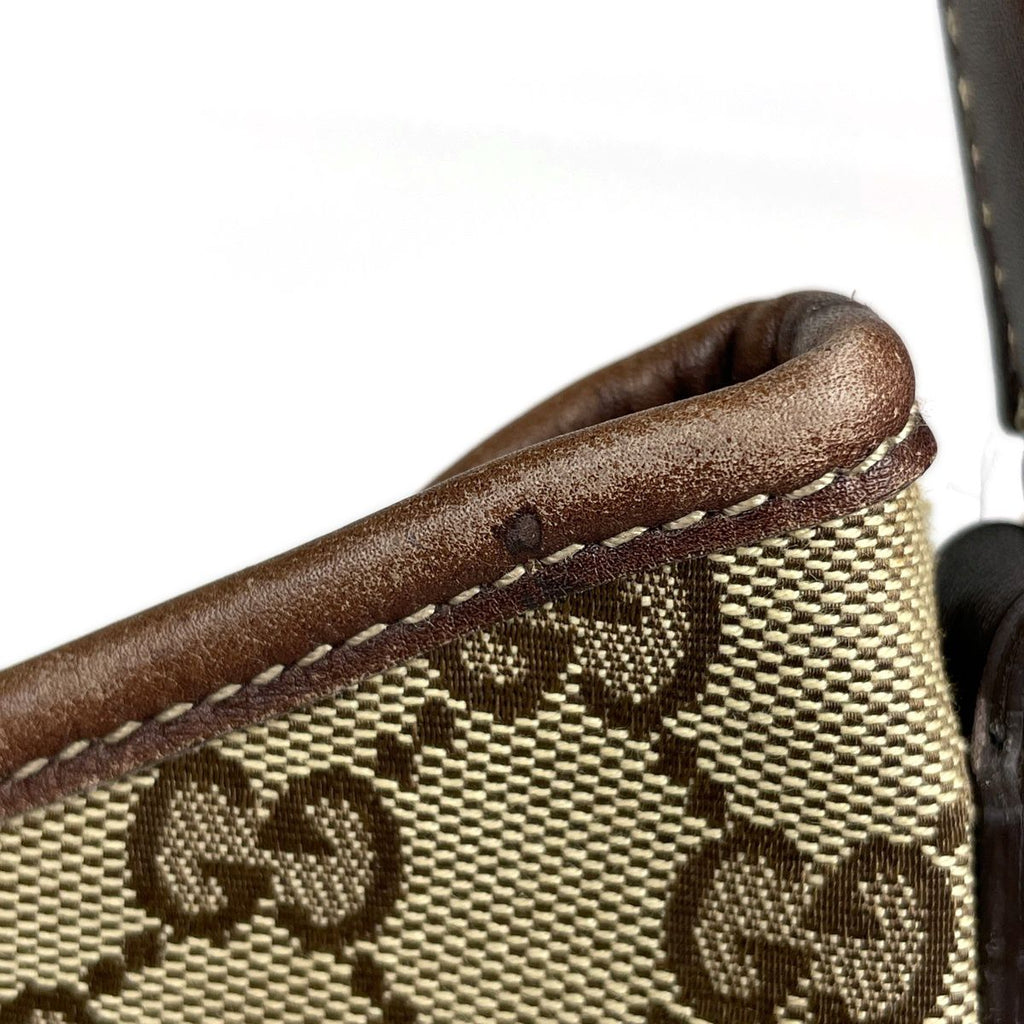 Gucci GG Pattern Shoulder Bag Canvas Beige Brown — view 4