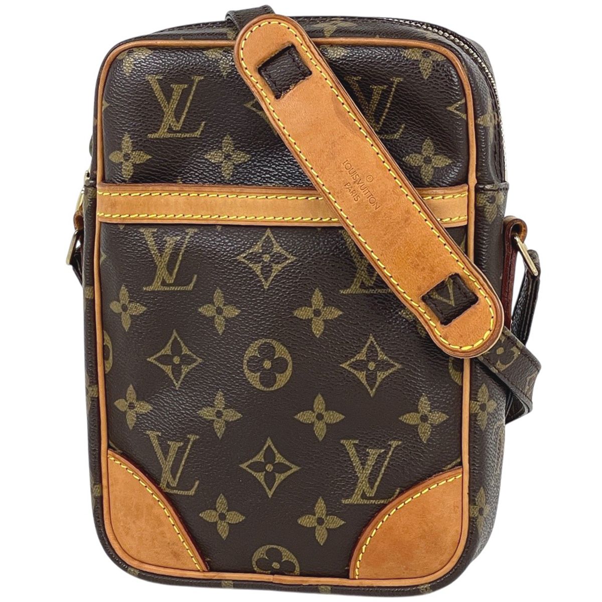 Louis Vuitton Danube Shoulder Bag Monogram Brown