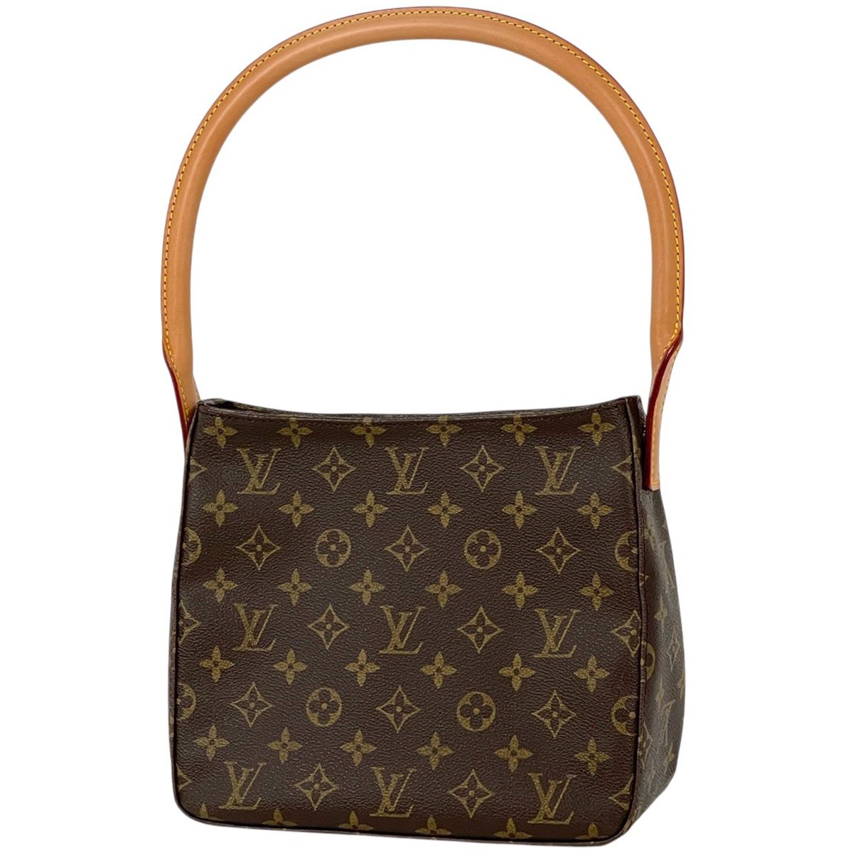 Louis Vuitton Looping MM Shoulder Bag Monogram Brown