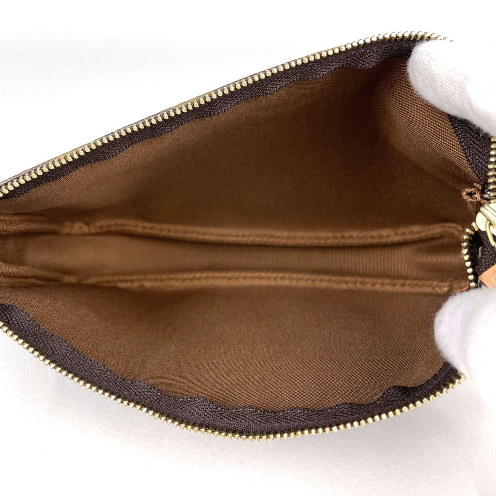 Louis Vuitton Pochette Monogram Brown Shoulder — view 6