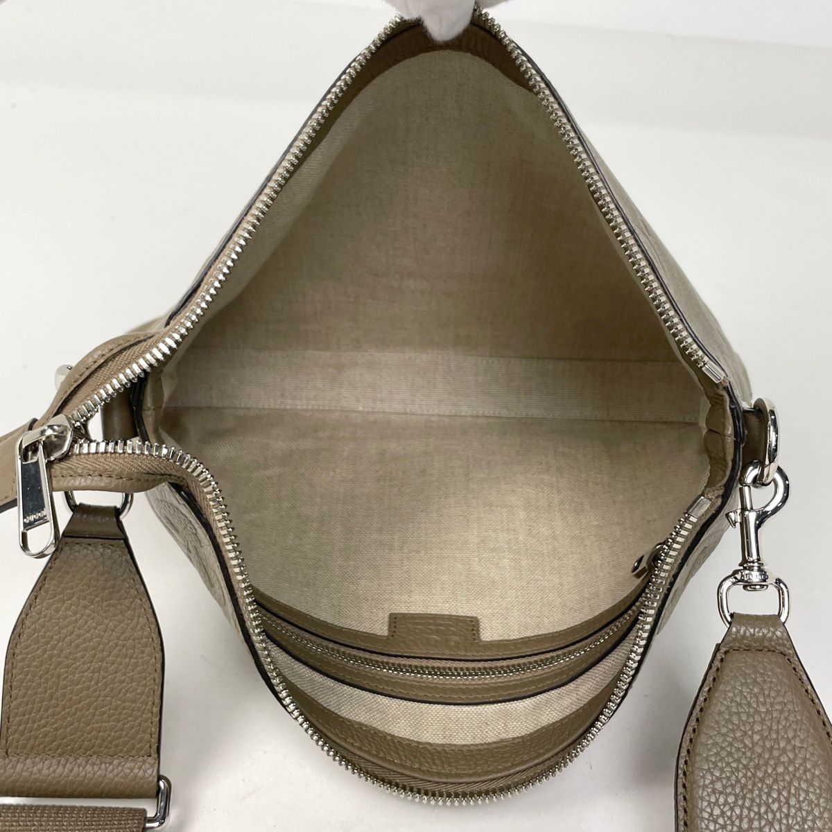 Gucci Jumbo GG Shoulder Bag 2-Way Second Leather Beige — view 9
