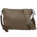 Gucci Jumbo GG Shoulder Bag 2-Way Second Leather Beige