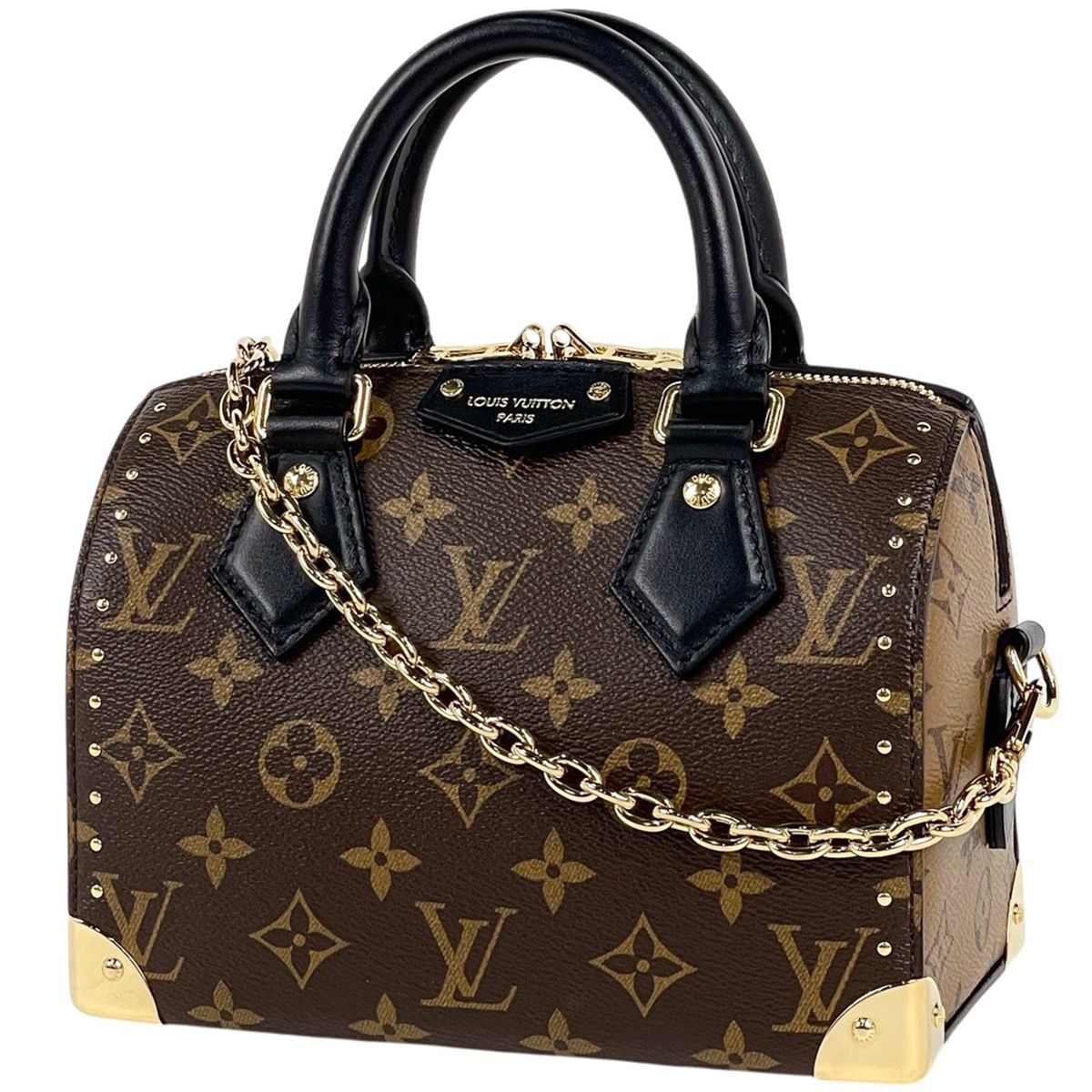 Louis Vuitton Speedy Trunk 20 2-Way Monogram Brown
