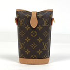 Louis Vuitton Fold Pouch Shoulder Bag Monogram Brown — view 3