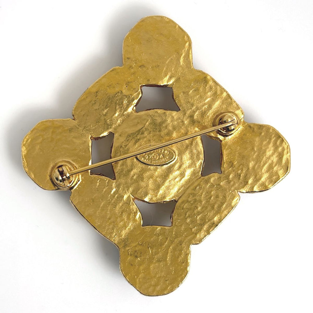 Chanel CC Logo Brooch Gold Plated — view 2