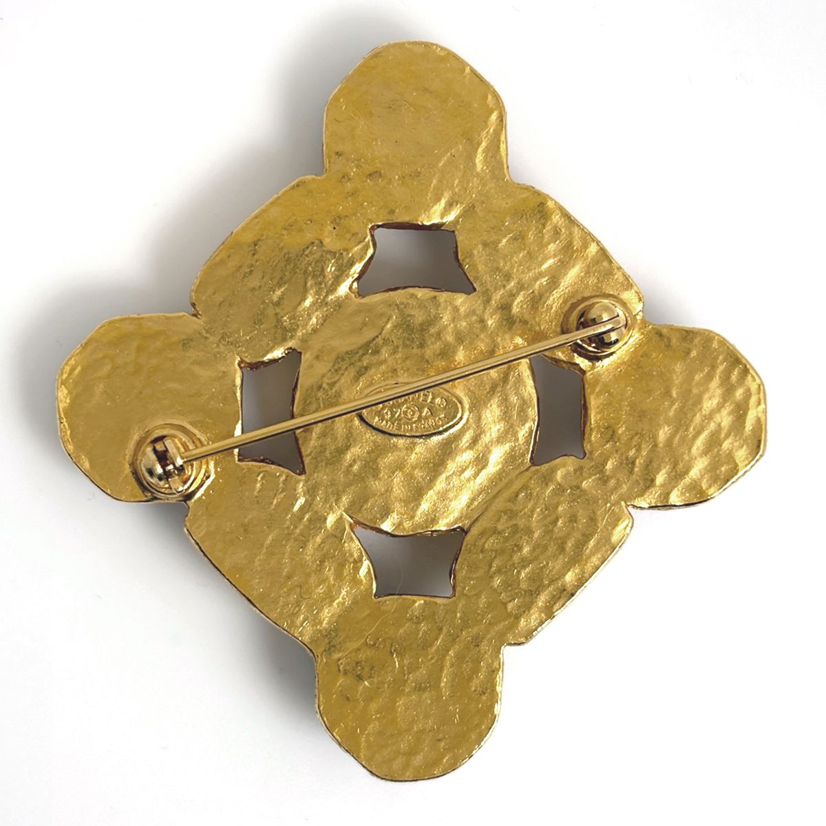 Chanel CC Logo Brooch Gold Plated — view 2