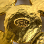 Chanel CC Logo Brooch Gold Plated — view 5