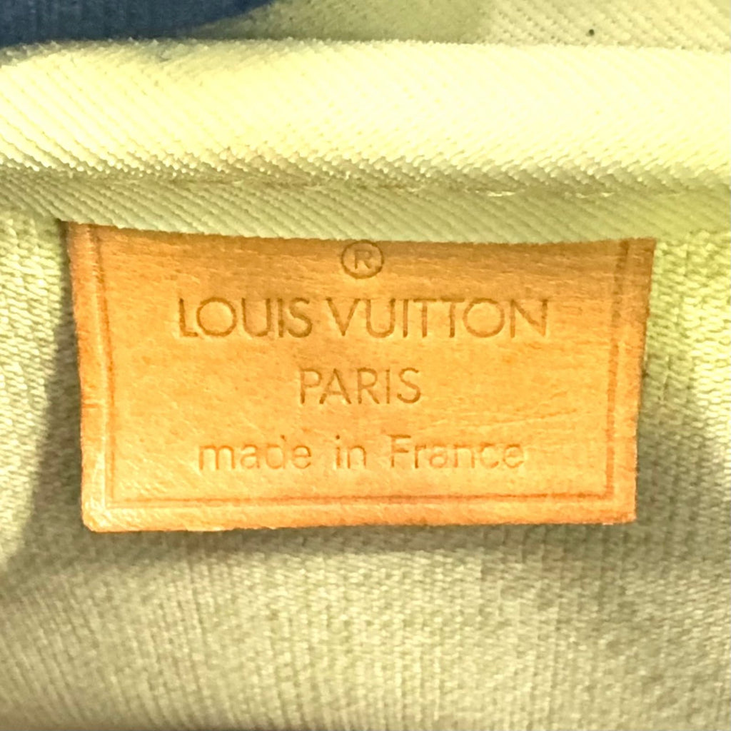 Louis Vuitton Deauville Bowling Vanity Monogram Leather Brown Light Handbag Gold — view 4
