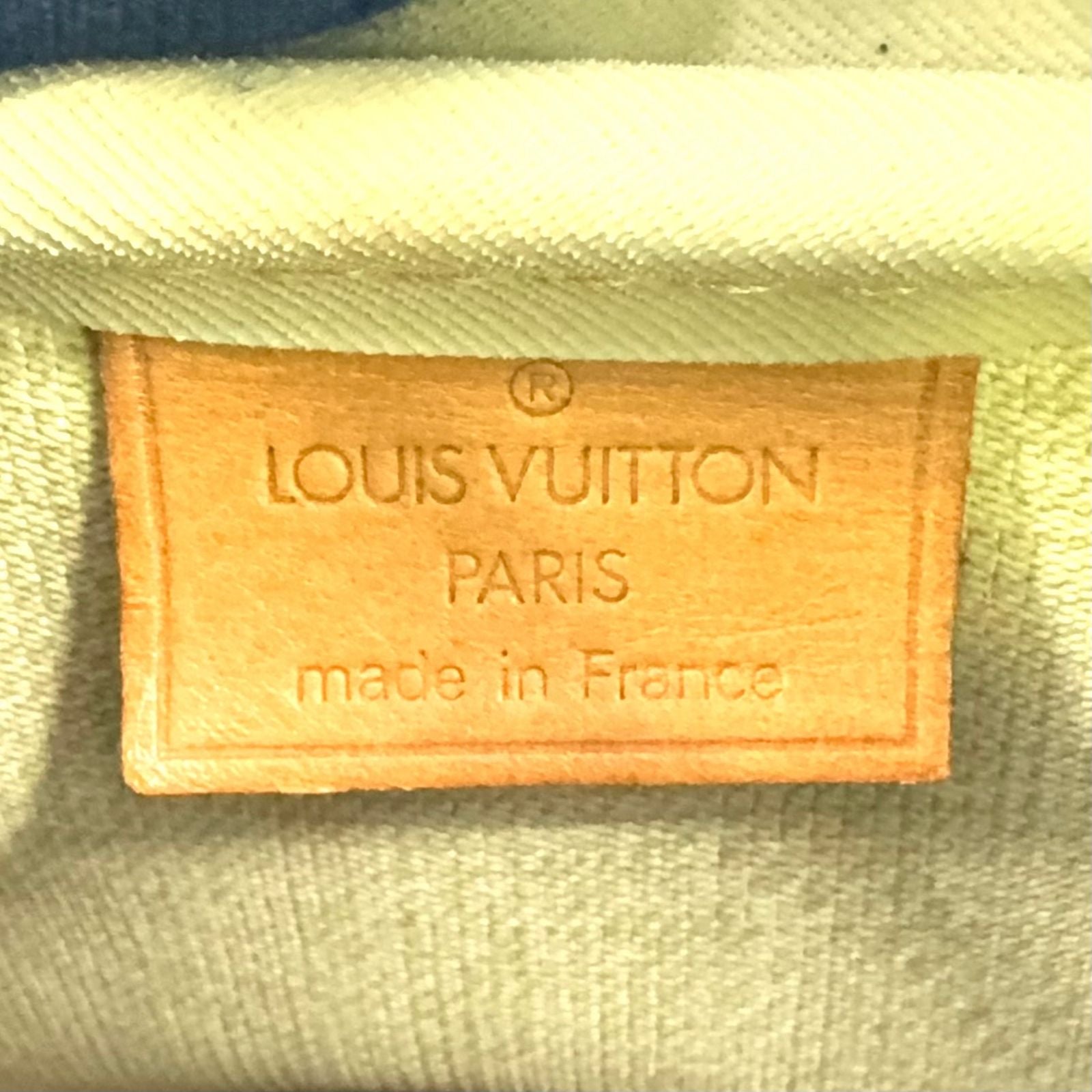 Louis Vuitton Deauville Bowling Vanity Monogram Leather Brown Light Handbag Gold — view 4