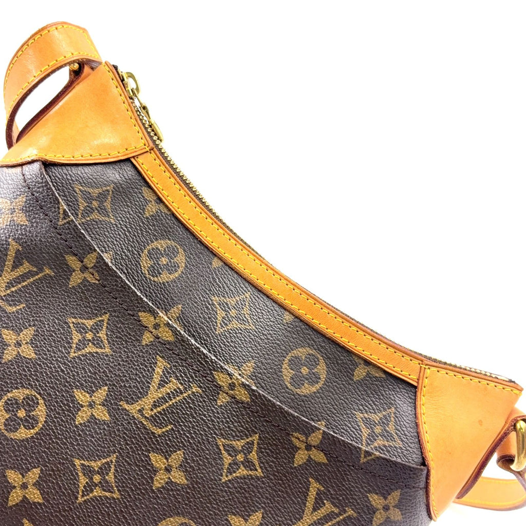 Louis Vuitton Odeon PM Monogram Leather Brown Light Shoulder Bag Gold — view 7