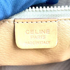 Celine Macadam Leather Brown Light Mini Boston Bag Gold — view 4