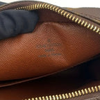 Louis Vuitton Amazon Monogram Leather Brown Light Shoulder Bag Gold — view 4