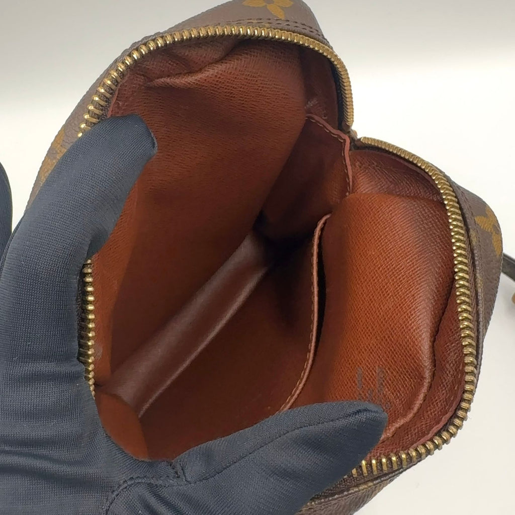 Louis Vuitton Amazon Monogram Leather Brown Light Shoulder Bag Gold — view 3