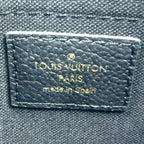 Louis Vuitton Pallas Clutch Monogram Leather Brown Black Handbag Gold — view 4