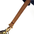 Louis Vuitton Pochette Monogram Leather Brown Light Handbag Gold — view 7