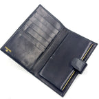 Chanel CC Logo Caviar Leather Black Bifold Wallet Gold — view 3