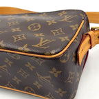 Louis Vuitton Viva Cite MM Monogram Leather Brown Light Shoulder Bag Gold — view 6