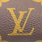 Louis Vuitton Papillon Unknown Leather Brown Light Pouch Gold — view 4