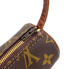 Louis Vuitton Papillon Unknown Leather Brown Light Pouch Gold — view 5