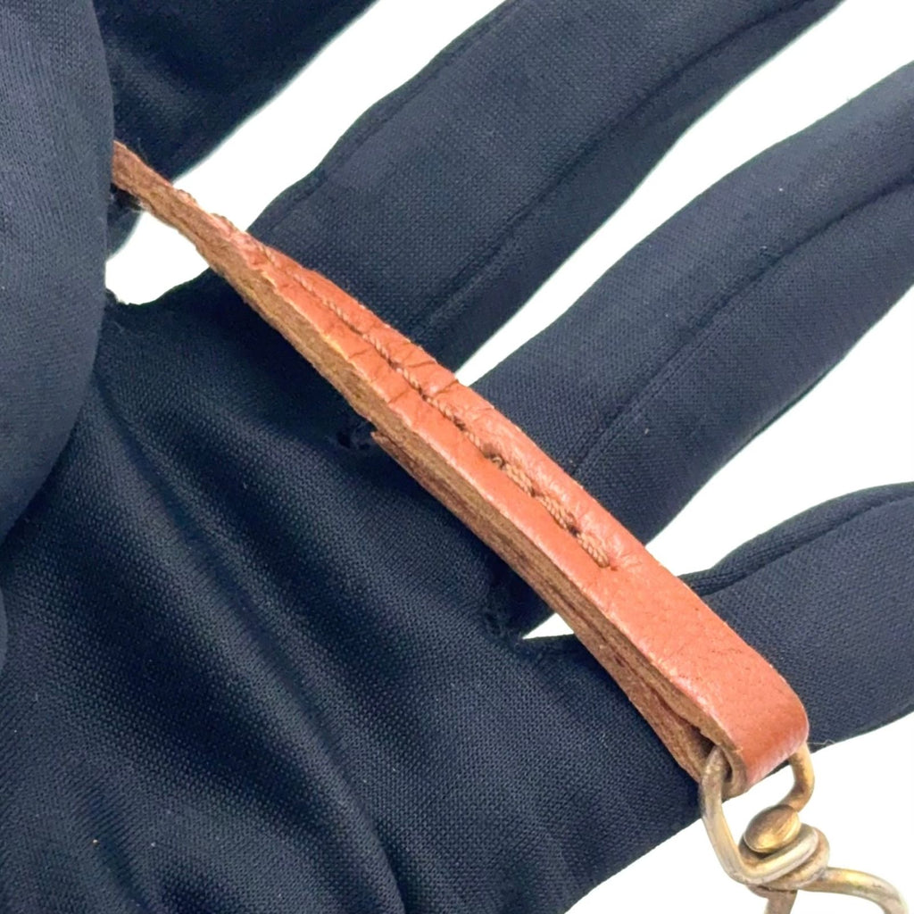 Louis Vuitton Papillon Unknown Leather Brown Light Pouch Gold — view 9