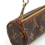 Louis Vuitton Papillon Unknown Leather Brown Light Pouch Gold — view 8