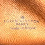 Louis Vuitton Mini Danube Monogram Leather Brown Light Shoulder Bag Gold — view 4