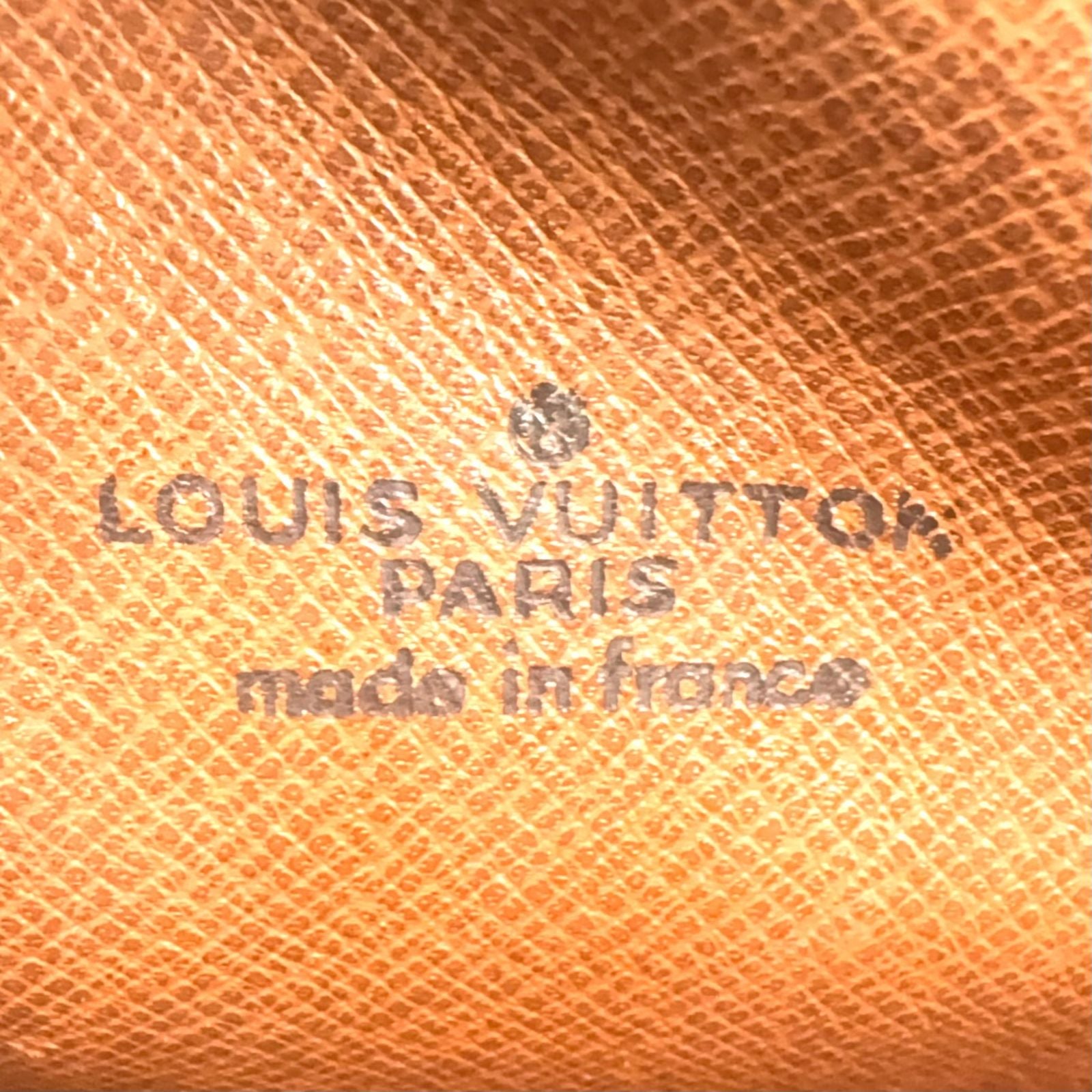 Louis Vuitton Mini Danube Monogram Leather Brown Light Shoulder Bag Gold — view 4