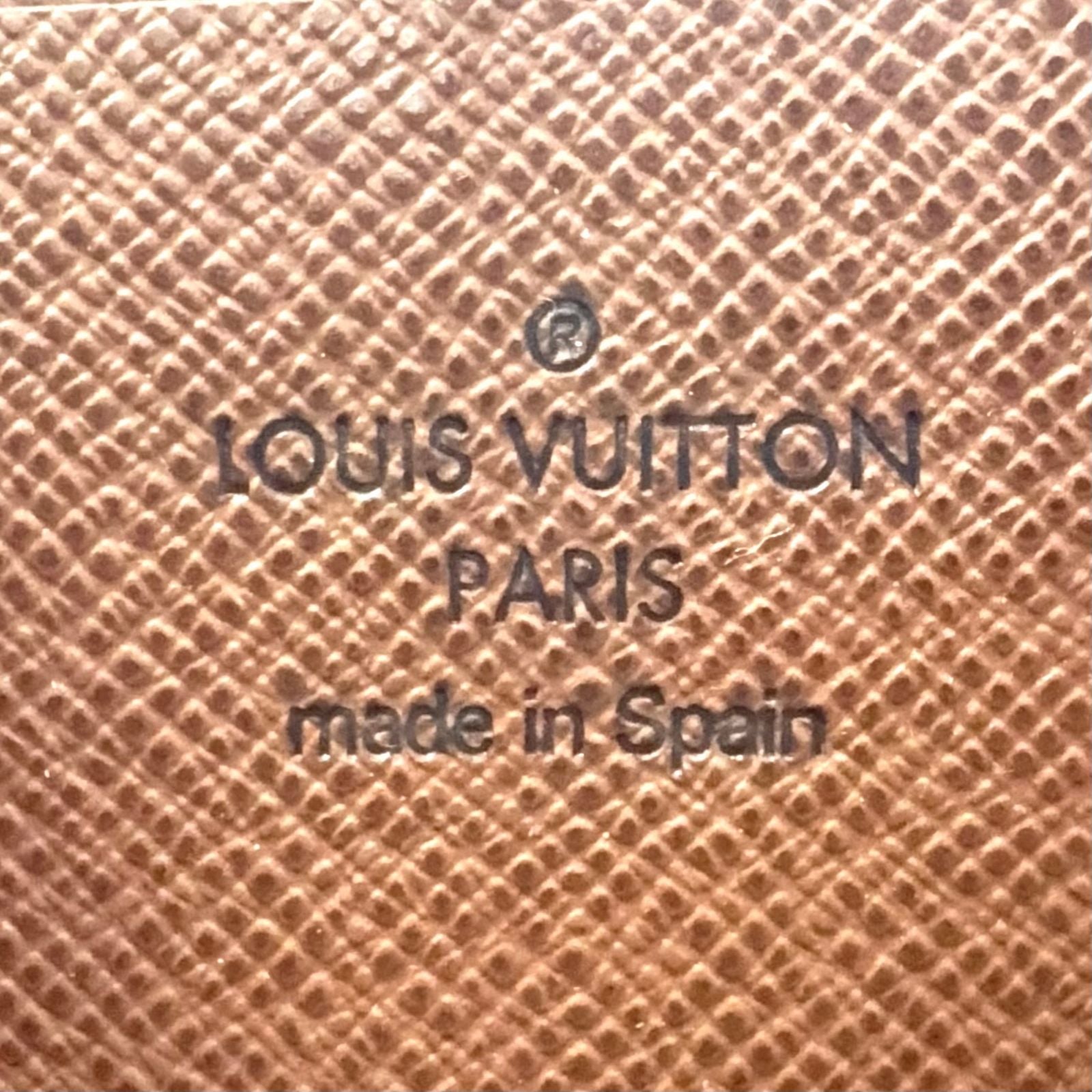 Louis Vuitton Zippy Wallet Monogram Leather Brown Round Gold — view 4
