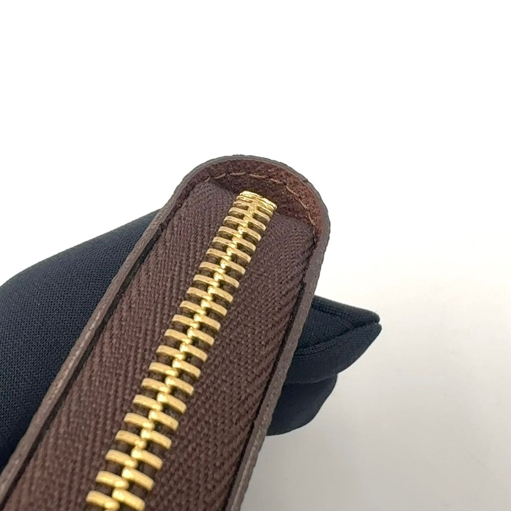 Louis Vuitton Zippy Coin Purse Monogram Brown Case Gold — view 7