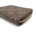 Louis Vuitton Zippy Coin Purse Monogram Brown Case Gold — view 5