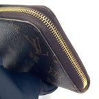 Louis Vuitton Zippy Wallet Monogram Leather Brown Round Gold — view 5