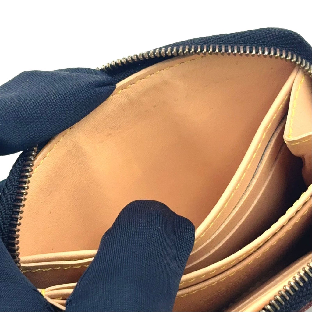 Louis Vuitton Zippy Coin Purse Monogram Multicolor Noir Leather Black Beige — view 7