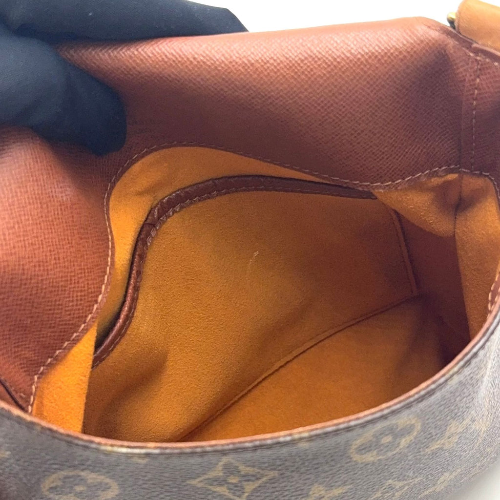 Louis Vuitton Musette Salsa Short Strap Monogram Leather Brown Light Shoulder — view 6